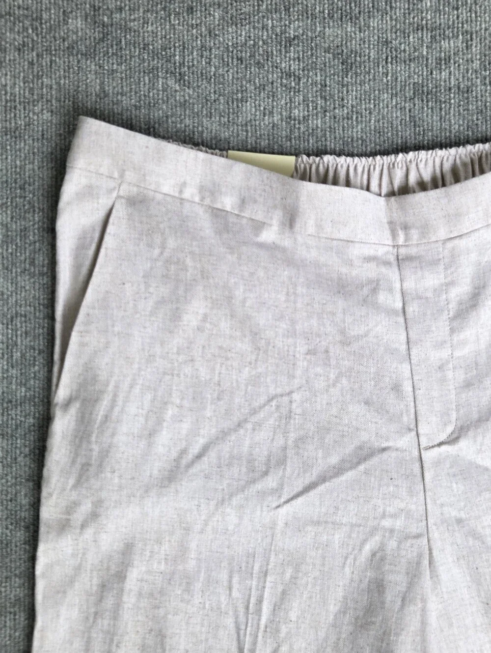 NWT Banana Republic Hayden Wide Leg High-Rise Linen Blend Pants Size-XL